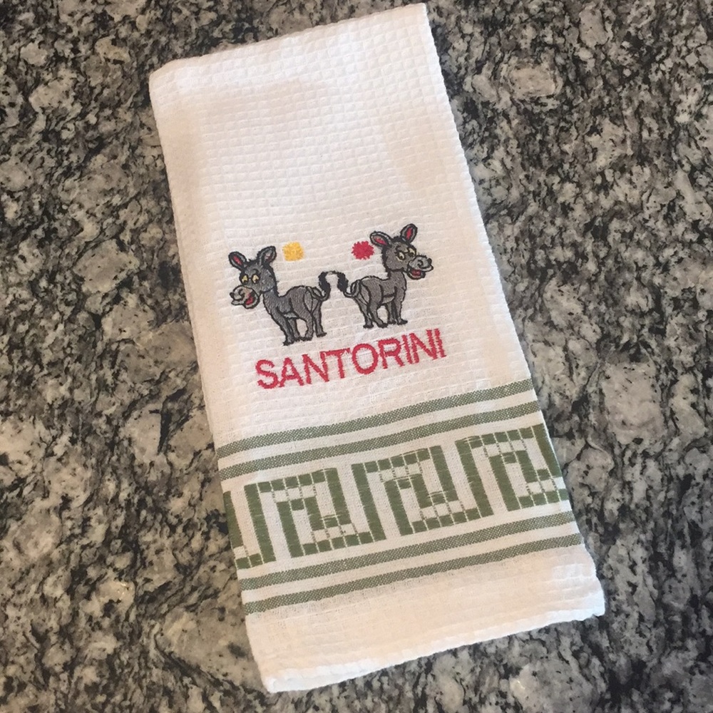 Santorini Tea Towel